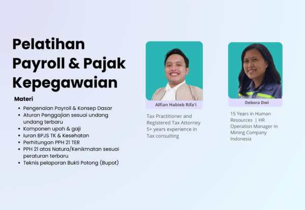 Payroll & Tax Training Batch 1