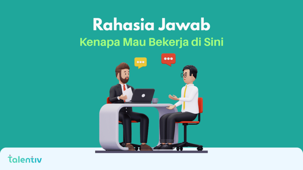 alasan bekerja di perusahaan ini