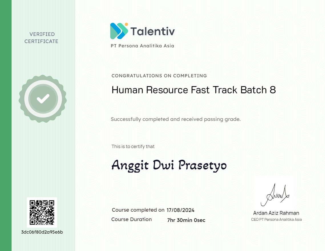 Human Resource Fast Track Batch 8